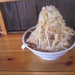 ラーメン ぬま屋 - ラーメン大ヤサイアブラニンニク少し