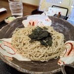 手打ちそば 蕎麦花 - ざるそばです。