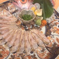 対馬のどぐろとイカ活き造り 博多 魚蔵 都ホテル店 - のどぐろあぶり