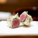 たきや - シャトーブリアンの大葉巻き