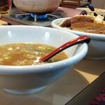 台湾料理 百味鮮 - つけ麺3玉分☆ 横から