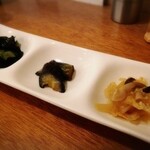 手打うどん いわしや 青山店 - おばんざい三種