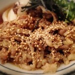 手打うどん いわしや 青山店 - 肉たっぷり