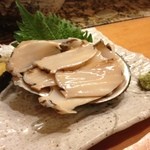 つるべ寿司 - ラッキー、アワビ刺身、旨い(^_^)