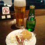 スカイラウンジ - ビールで乾杯！　これで休日モードに突入