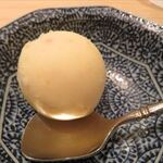 てんぷら 深町 - リンゴシャーベット