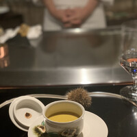 銀座うかい亭 - 栗のスープ！！