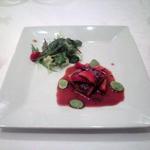 フォアグラのポワレ　マデラ酒ベースのフルーツソース