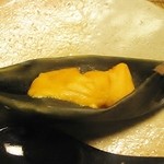 しのはら - 焼き物①北海道産雲丹の昆布舟