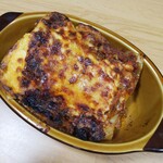 オーボンヴュータン - ラザーニュ。かなりボリュームあるので少食の方ならこれとサラダだけで満腹になるのでは？