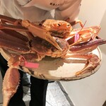 銀座 しのはら - 兵庫柴山カニのお目見え