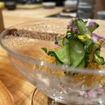 焼き鳥 とりら - 胸叩きポン酢ジュレ