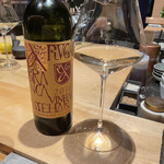 焼き鳥 とりら - 白ワインボトル3本目