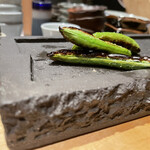 焼き鳥 とりら - スナップエンドウ