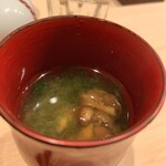 はらまさ - なめこの味噌汁