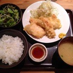 博多もつ鍋 やまや - とり天定食