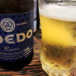 立ち呑み処　たなか屋 - 瑠璃（埼玉県の地ビール）￥450