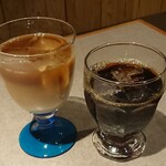 いたずらたまご - アイスカフェオレ&アイス珈琲