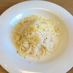 BiOsteria Komakine - 香川県産極上レモン(無農薬・有機栽培)とパルミジャーノ・レジャーノのスパゲッティ