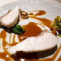 ラール・エ・ラ・マニエール - ⚫【魚料理】「平スズキ　スープ  ド  ポワソン」