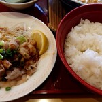 ジョイフル - スタミナ豚炒めセット(ラーメンメニュー＋200円＋税)