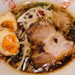 Menya Hishio - 令和2年9月 紀州湯浅吟醸醤油ラーメン 748円 煮卵トッピング 110円