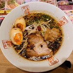 麺屋 ひしお 和歌山駅前店 - 令和2年9月 紀州湯浅吟醸醤油ラーメン 748円 煮卵トッピング 110円