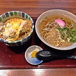 Ajiyoshi - カツ丼セット（かけそば）