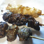 Torimura - 砂肝、レバー、にく串