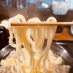 豚肉汁うどん べ - 【2021年１月２日】『麺』。