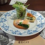 鎌倉パスタ - 前菜3種盛り