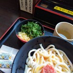 伊予製麺 - 明太釜玉うどん　440円（税込）