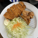 Asahiya - 三元豚のカツと唐揚げ定食