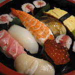 Onigiri Sushi Inada - 上にぎり盛合せ　￥1,150-