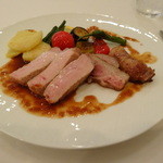 ルメルシマン オカモト - 三元豚のロースト　エシャロットのソース　夏野菜添え