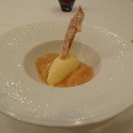 ルメルシマン オカモト - 桃のコンポートとバニラアイス