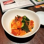 グリエ タニグチ - キムチ盛合せ。800円