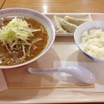 中華・麺　めんいち - 味噌ラーメンセット¥700