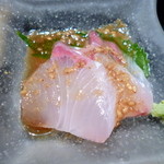 九州の旬 博多廊 - 鯛のお刺身～鮮度◎