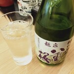 すし江戸 - 冷酒（八重桜）