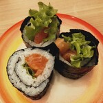 すし江戸 - サーモン巻