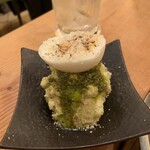 魚介イタリアン酒場サチアーレ - バジル香るジェノバ風ポテトサラダ 