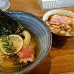 ヨコクラストアハウス - 昆布水のつけ麺（醤油）　900円