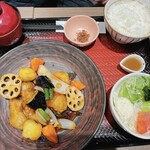 Ootoya - すけそう鱈と野菜の黒酢あん