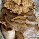 北の家 - 生姜焼き♬︎玉ねぎたっぷりで美味しい♡