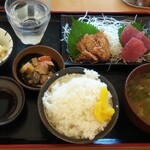 ごはん処 藤井堂 - まぐろ祭定食(税込)780円 ※更に拡大 (2020.09.05)