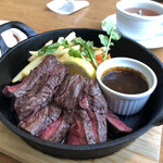 Cafe＆BarbecueDiner PUBLIE - 厚切りテンダーステーキ