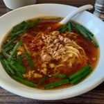 四川料理　昇龍 - 台湾ラーメン。具材は標準的なもの。もやしはない