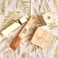 HIGASHIYA GINZA - ひと口果子、福茶、カステラ、抹茶羊羹