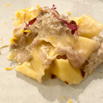 カーサ カルマ - ホロホロ鳥タリアテッレ　一反木綿